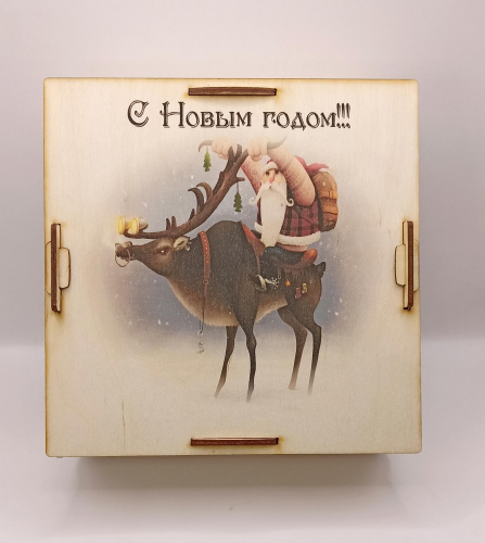 Копилка на каждый день "дед мороз на олене"   | ПОДАРИ.com
