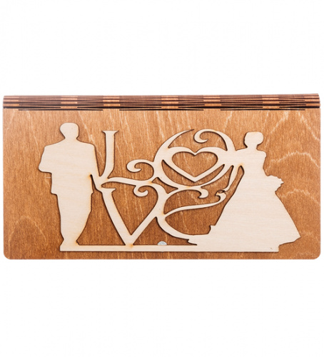 Купюрница для денег "LOVE"   | ПОДАРИ.com