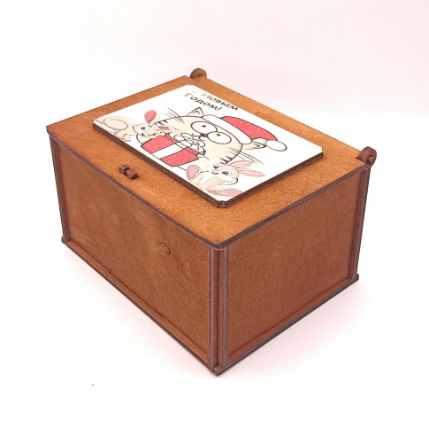 шкатулка новый кот с подарками    | ПОДАРИ.com